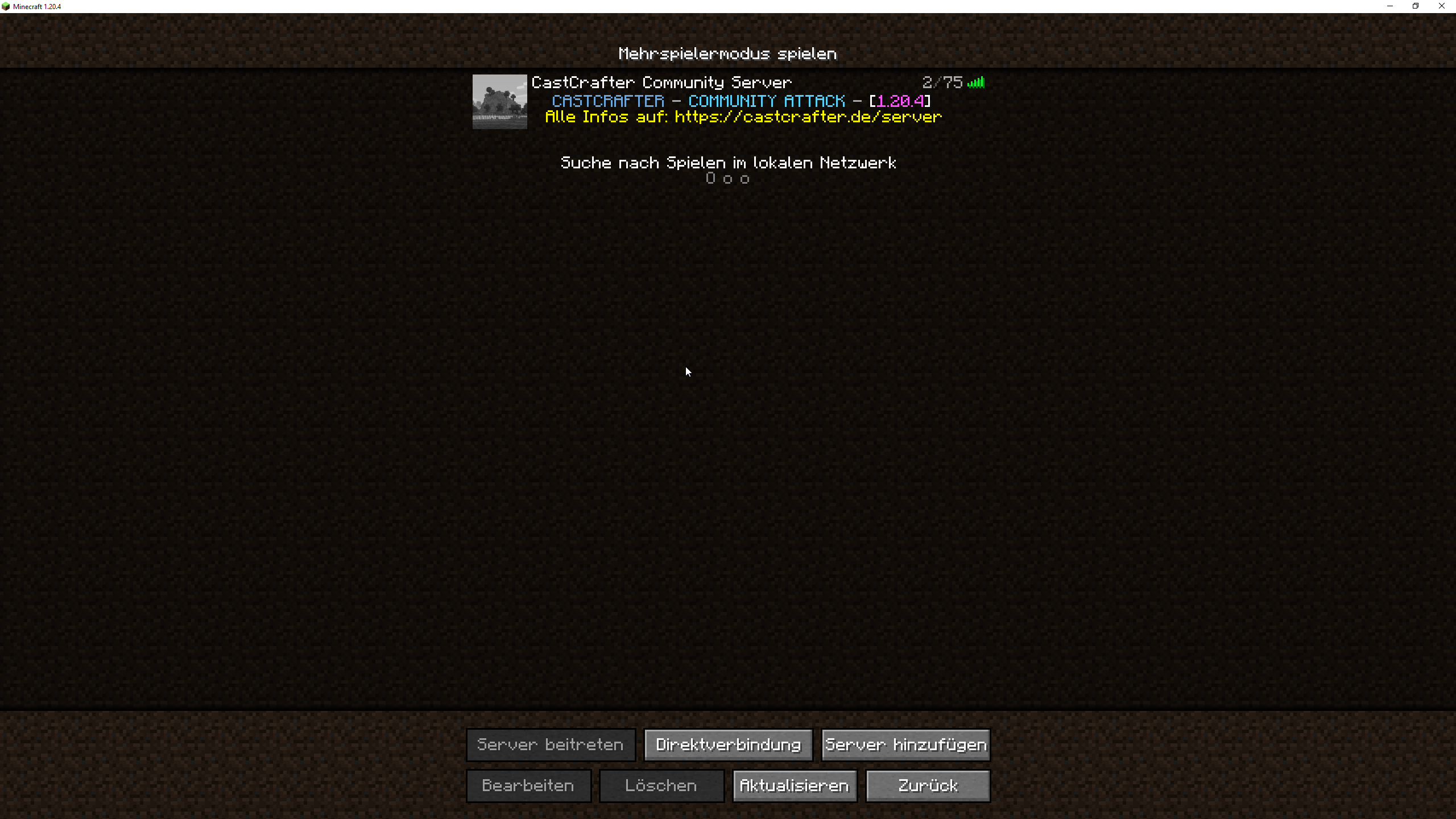 Server settings